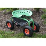 Siège de jardin sur roues