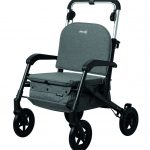 Rollator 4 roues avec siège CARE LUX